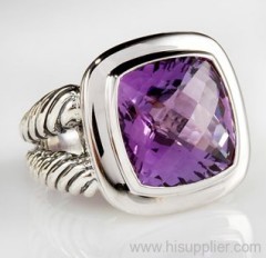 amethyst rring 925 silver jewelry gemstone jewelry fashion jewelry