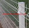 welded wire fence panel with curves