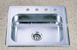 topmount kitchen stainless steel sink
