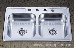 topmount stainless steel sink