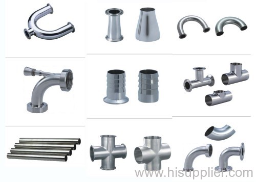 Sanitary Tee, Equal, Elbow, Reducer & Pipe