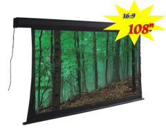 Tubular motor Projection Screen