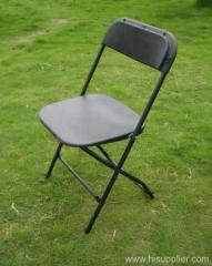 Black Plastic Folding Chairs