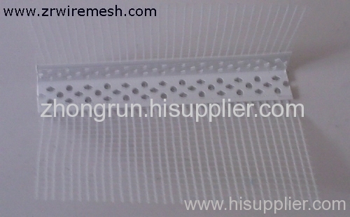 Dripline angle bead with fiberglass mesh