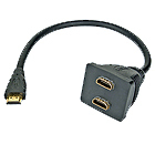 HDMI Adapter-Male to 2 Female