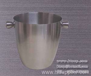 Stainless steel ice bucket