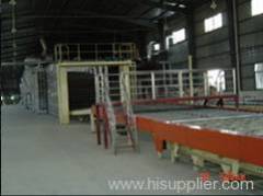 paper faced gypsum board production processing machine