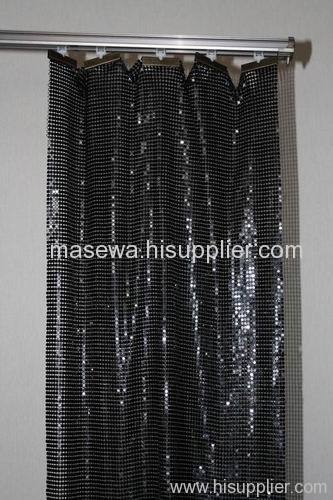 Black aluminum alloy curtain