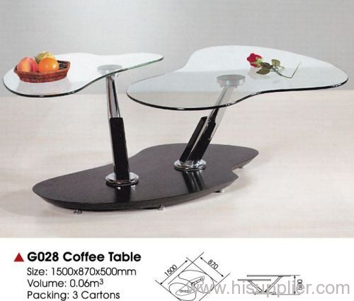 glass coffee table