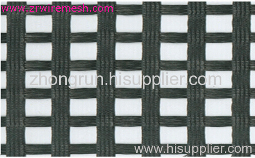 Wrap polyester geogrid meshes