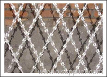 diamond razor wire mesh fences