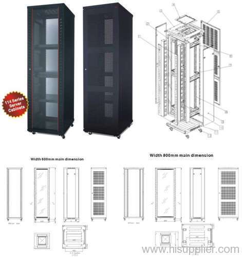 19'' Network Cabinet for Telecommunication Equipment
