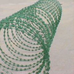 PVC Coated Razor Barbed Wire