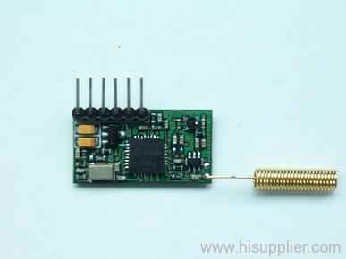 Smart wireless RF module with smaller size good for smart embedded system products 50mW 1km 5V 433MHz TTL