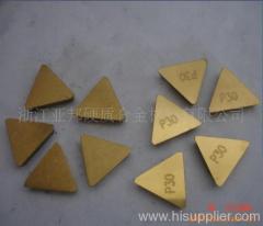 cemented carbide triangle