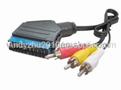 scart to RCA cable