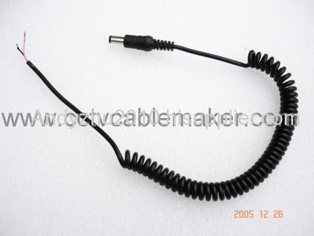 DC coiled Cable