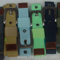 Canvas belt