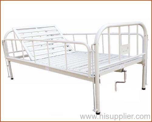 single crank hospital bed