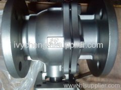 2pc flanged ball valve ANSI