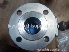 2pc flanged ball valve ANSI