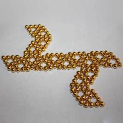 Gold Coating Magnet Toy