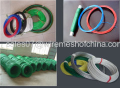 Green PVC Coated Wires