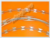 Galvanized razor wire mesh