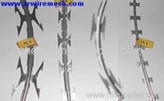 single coil razor barbed wire mesh