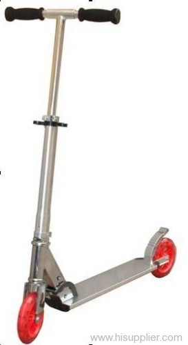 80%aluminum and 20% metal scooter with 145mm PU wheels