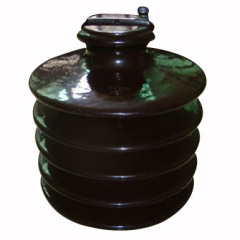 Porcelain pin insulator high voltage lines