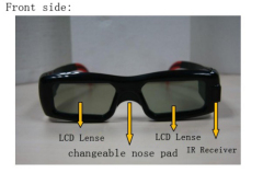 3D active glasses