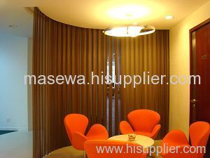 Stainless steel woven window curtain