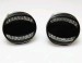 2011 Clear Crystal Black Onyx Cufflinks