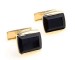 Black Agate Glod Cufflinks