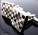 Colorful Grid Shell Cufflinks