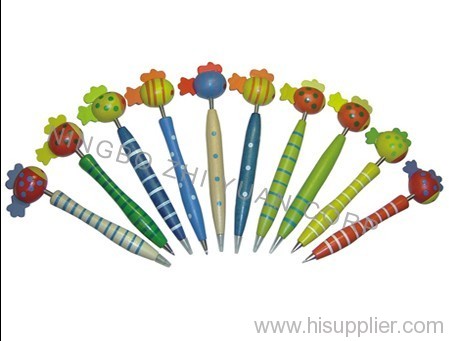 Wooden Art Ball Pens