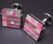 Pink Shell Cufflinks