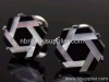 2011 New Design White&Black Shell Cufflinks