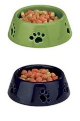 dog bowls,pet bowls, Pawprint Cutout Dishes