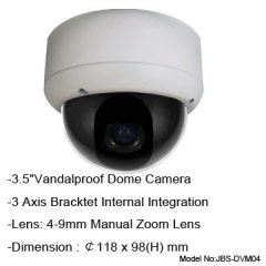3.5" Vandalproof Dome CCTV Cameras