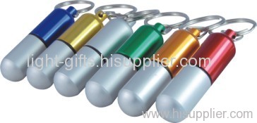 Pill Box Keychain