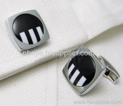 2011 Novelty White&Black Opal Cufflinks