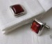 Classic Red Opal Cufflinks