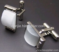 White Opal Cufflinks