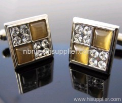 Opal Crystal Cufflinks