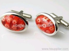 Red Opal Cufflinks