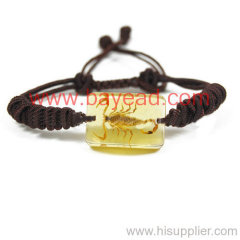 insect amber Bracelet Jewelry