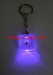 novel LED light Insect Amber keychains