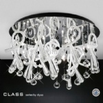 art-glass ceiling lamp